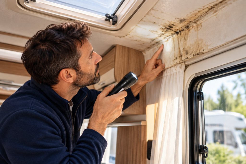 infiltrazioni camper usato
